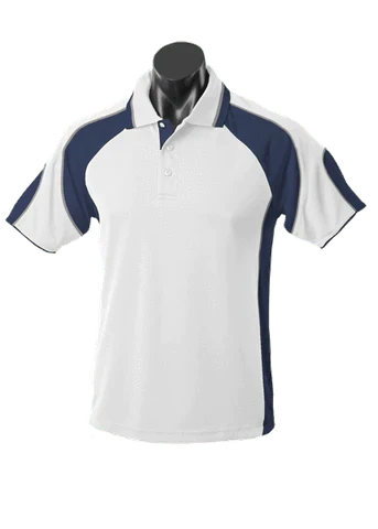 Aussie Pacific Men's Murray Polo Shirt 1300 Casual Wear Aussie Pacific Navy/Red/White S 